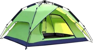 Tent,Camping Family Tent Easy Set Up Camping Tent Lightweight is Waterproof Hiking and Mountain Travel Color:Green