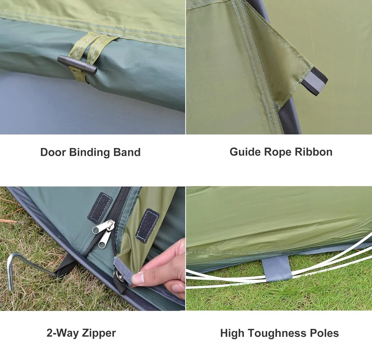 Tents Automatic Pop-up Tent, 3-4 Person Outdoor Instant Setup Tent 4 Season Waterproof Tent for Hiking, Camping, Travelling