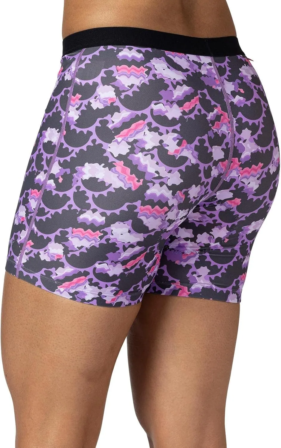 Terry Bike Shorts Women Padded, Bicycle Mixie Bike Liner Shorts for Women Cycling Underwear with Padding - Brief Style