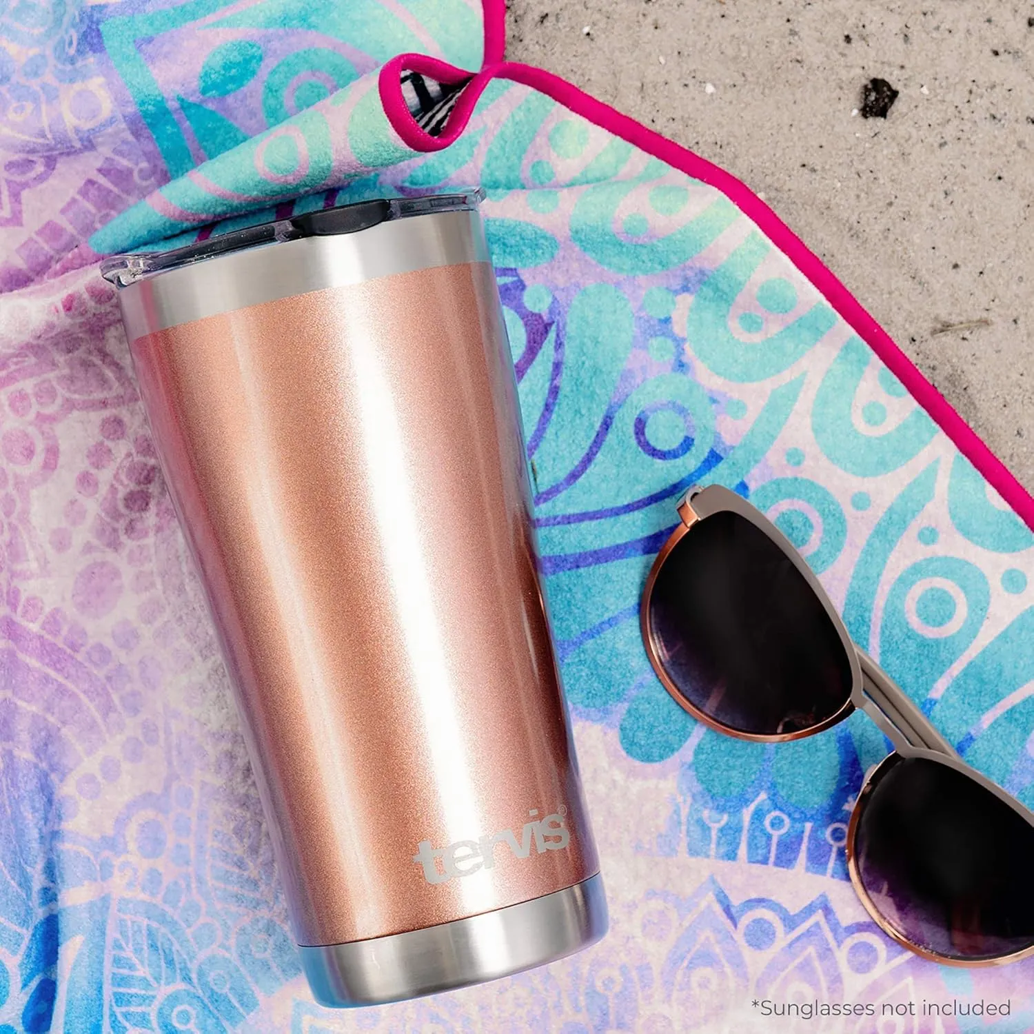 Tervis Girl Power Triple Walled Insulated Tumbler Travel Cup Keeps Drinks Cold & Hot, 20oz Legacy, Stainless Steel