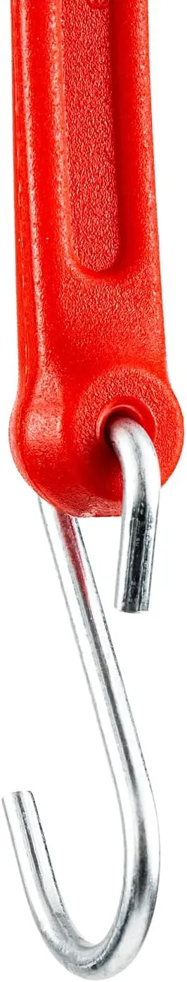The Perfect Bungee 24" Heavy Duty Polyurethane Bungee Strap, Made in The USA, 4 Pack, Red