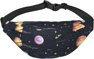 The Solar Family Men'S And Women'S Waist Pack, Crossbody Bag With Adjustable Belt For Running, Traveling, Sports, Hiking