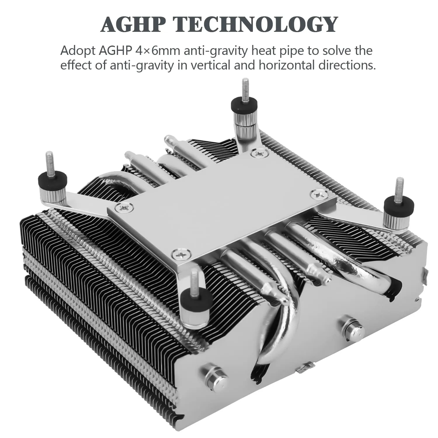 Thermalright AXP-90 X53 Low Profile CPU Air Cooler with Quite 90mm TL-9015 PWM Fan, 4 Heat Pipes, 53mm Height, for AMD AM4/Intel LGA 1150/1151/1155/1851/1200 (AXP-90 X53)