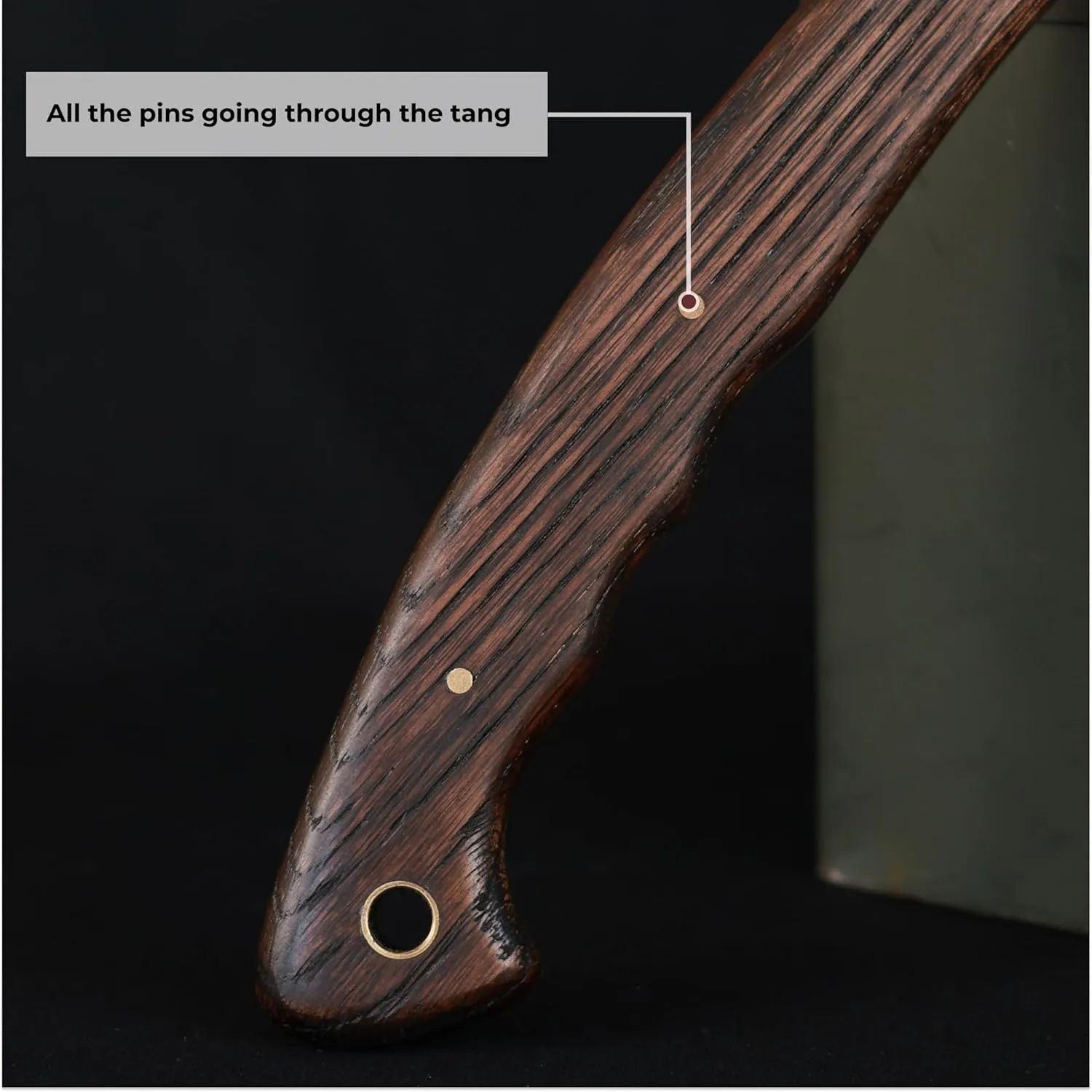 Tomahawk Axe - Tactical Tomahawk - Handmade Combat Axe Hatchet (3 Spikes Tomahawk with Wooden Handle and Leather Sheath)