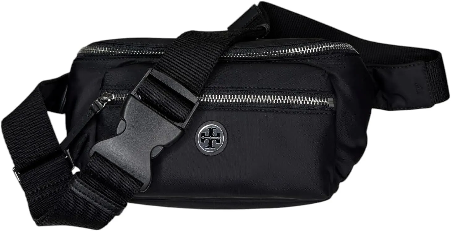 Tory Burch Nylon Belt Bag Fanny Pack Waist Bag (Black)
