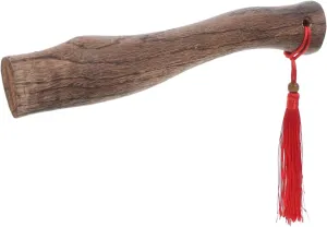 TOYANDONA Ax Handle Hatchet Game Fake Hickory Hammer Handle Double Headed Small Hatchet Felling Fire Pick Handle Replacement Wood Coffee