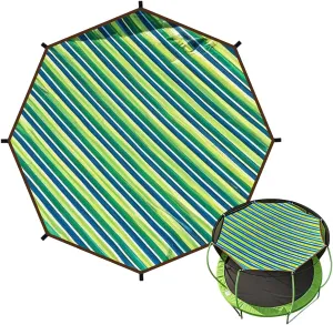 Trampoline Tent Cover, 6ft/8ft/10ft/12ft/14ft/15ft Outdoor Trampoline Sunshade, Tear-Resistant, Waterproof UV Protection Cover