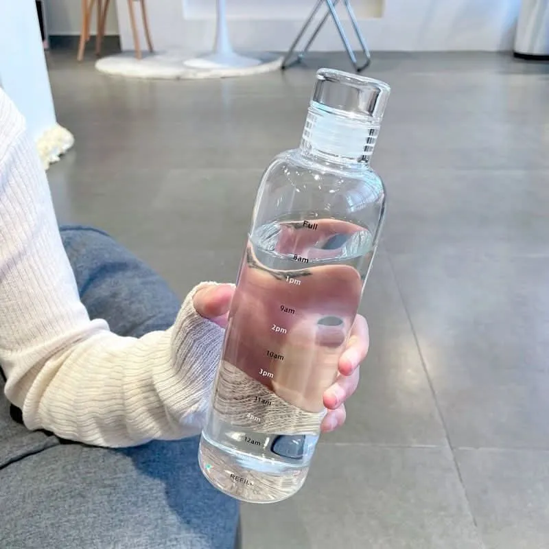Transparent Water Bottle – Leak-Proof, Stylish & Travel-Friendly