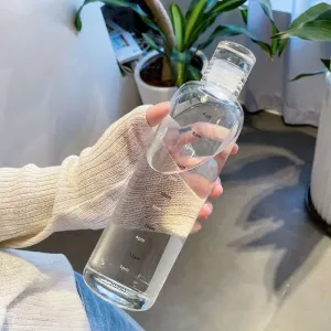 Transparent Water Bottle – Leak-Proof, Stylish & Travel-Friendly