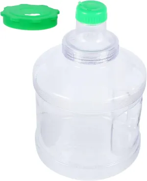 Transparent Water Storage Bucket Large Capacity Water Tank with Lid Removable Design for Easy Cleaning for Hiking Outdoor Activities Home and Office Use