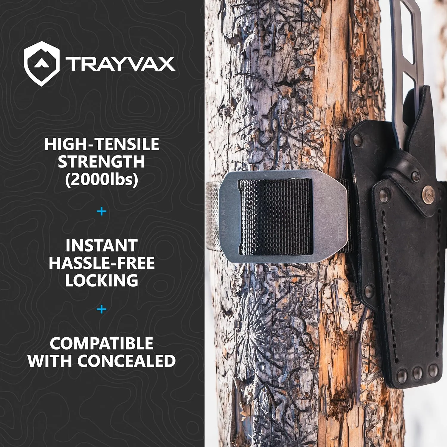 Trayvax Cinch Belt, Tactical Nylon Web Belt for Men and Women, Outdoor Hiking and Military Accessories