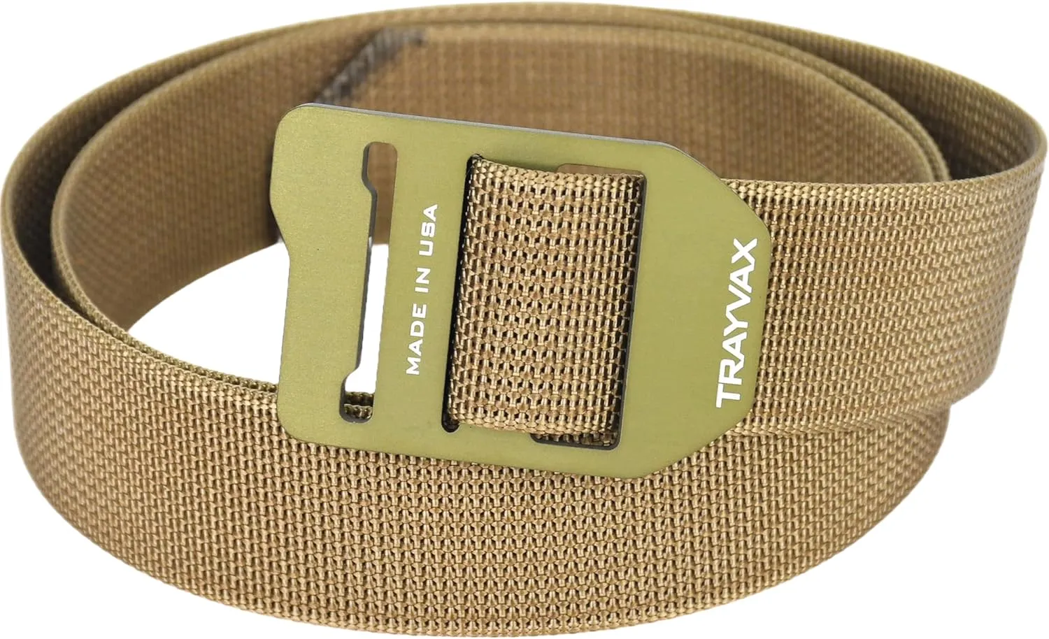 Trayvax Cinch Belt, Tactical Nylon Web Belt for Men and Women, Outdoor Hiking and Military Accessories