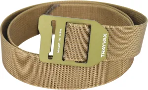 Trayvax Cinch Belt, Tactical Nylon Web Belt for Men and Women, Outdoor Hiking and Military Accessories
