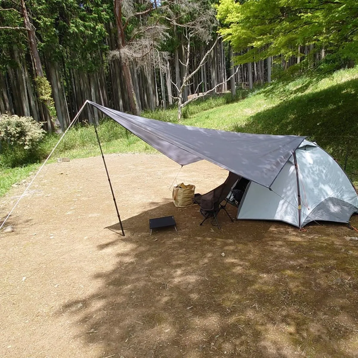 TRIWONDER Hammock Rain Fly Waterproof Tarp Camping Tent Footprint Ground Cloth Backpacking Tarp Camp Shelter Sunshade Mat for Outdoor Hiking Beach Picnic