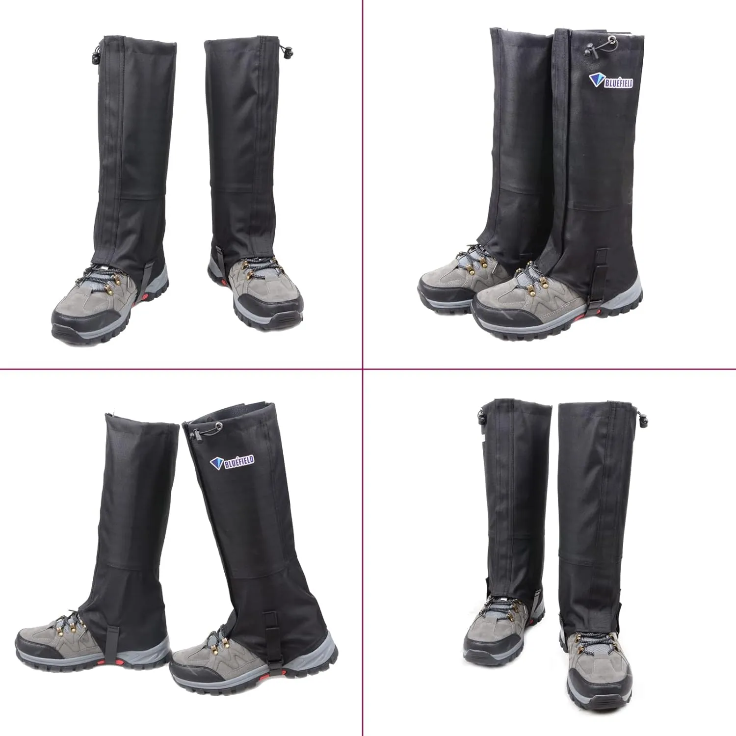 TRIWONDER Leg Gaiters Waterproof Snow Boot Gators Hiking Gaiters Men Women for Walking Climbing Hunting Cycling Backpacking Lightweight Rain Shoe Gaiters