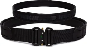 TWINFALCONS Tactical MOLLE Belt, 2" Quick Release Battle Belts, Nylon Heavy Duty Belts with 1.5" Inner Belt