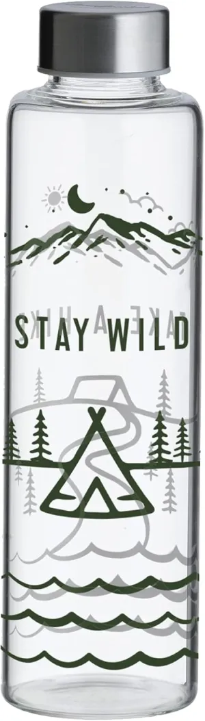 Typhoon PURE Collection | 20.3oz Glass Bottle - Stay Wild