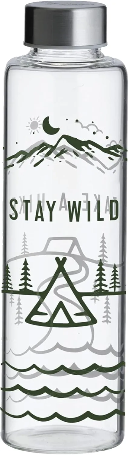 Typhoon PURE Collection | 20.3oz Glass Bottle - Stay Wild