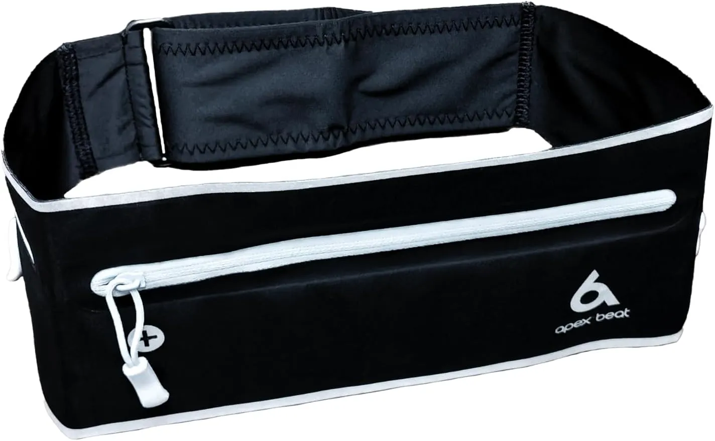Ultra-Thin Running Belt Soft Waterproof Adjustable,3-Pocket Travel Money Belt Holds Phone Up to 9'',Waist Pack for Men & Women Running Hiking Biking, Outdoor Workouts & Traveling Size L