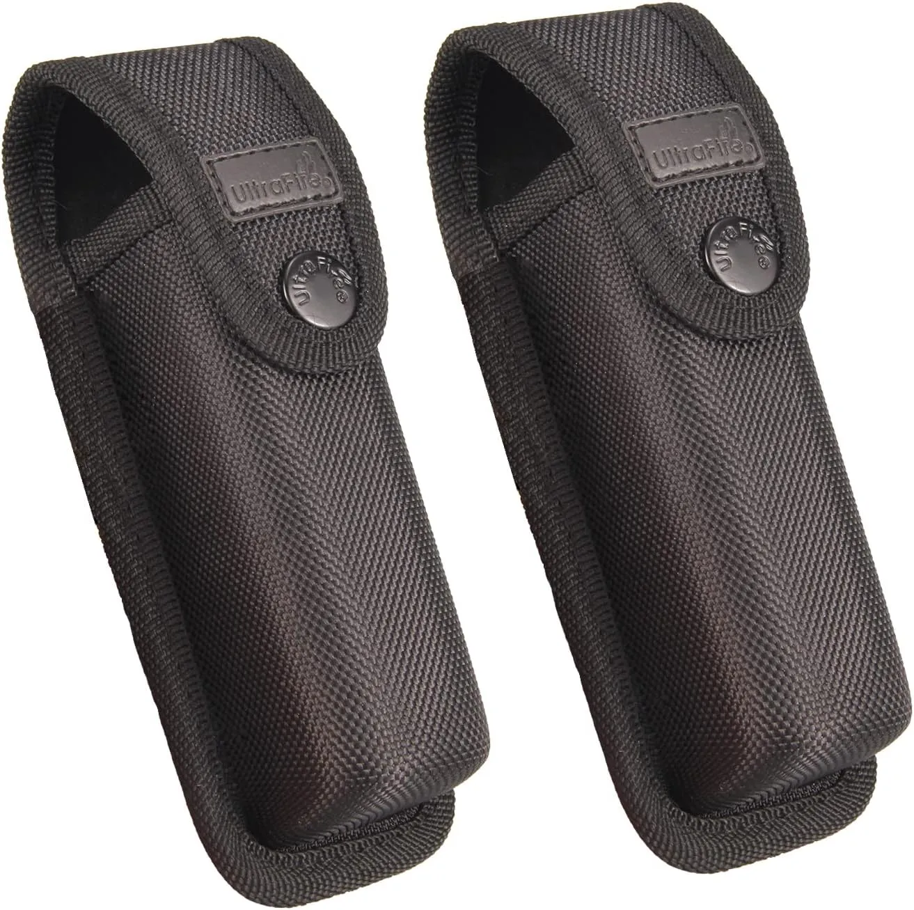 UltraFire Duty Belt Flashlight Holster, Nylon Flashlight Holder Pouch Holster for Duty Belt, 2 Pack