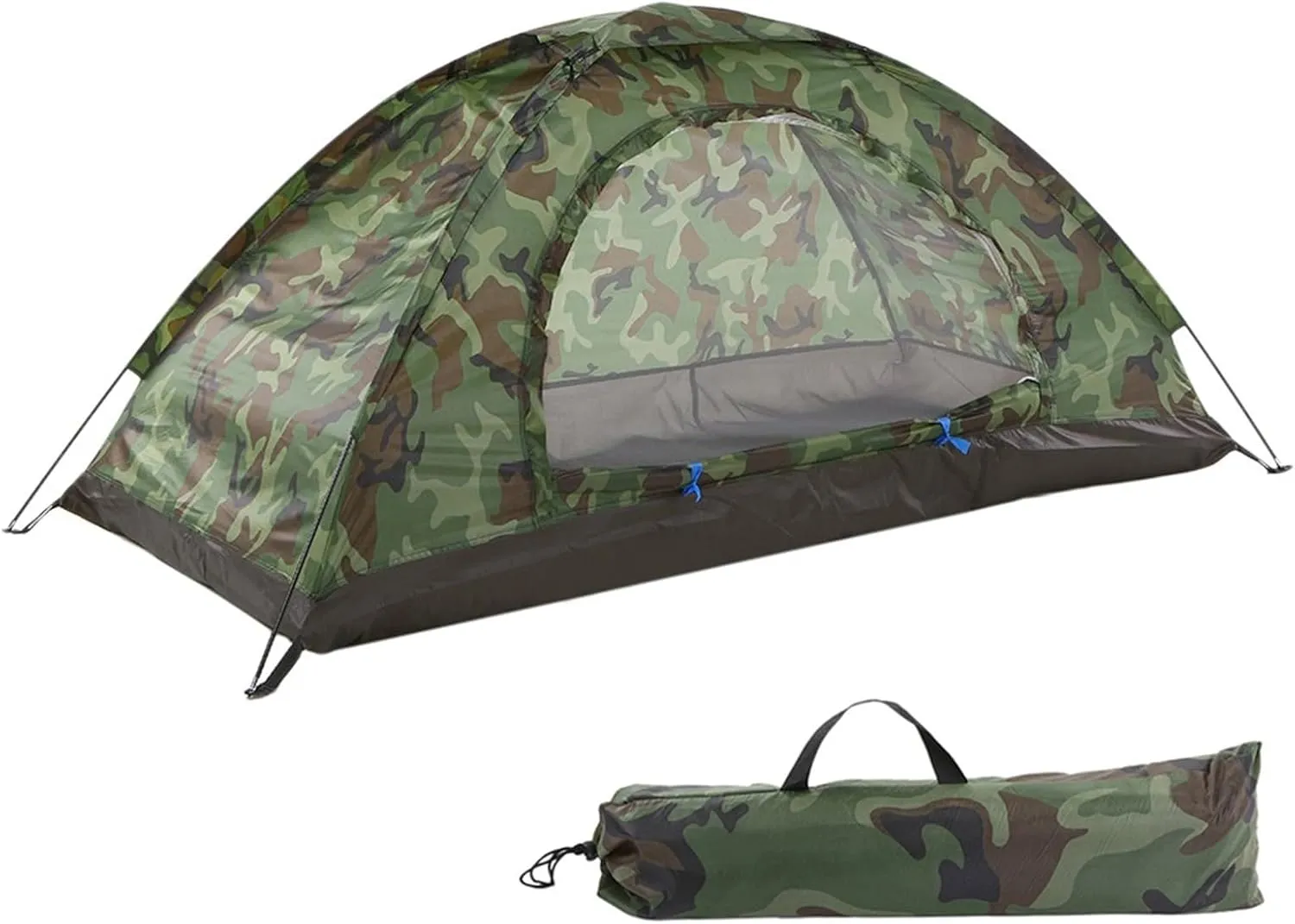 Ultralight Bivy Tent for 1/2 Person Waterproof Single Person Backpacking Tent for Camping Hiking Backpack Travel Outdoor Survival Gear