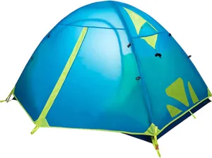 Ultralight Camping Tent 3 Person Windproof Rainproof Breathable Tent Aluminum Bracket for Outdoor Hiking Mountaineering Backpack Travel