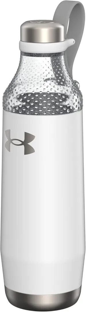 Under Armour Twist-Off Top Stainless Steel Water Bottle 22oz for Ice & Protein Shake - Insulated, Shatter-Proof, Odor-Proof Shaker, Infinity Bottle