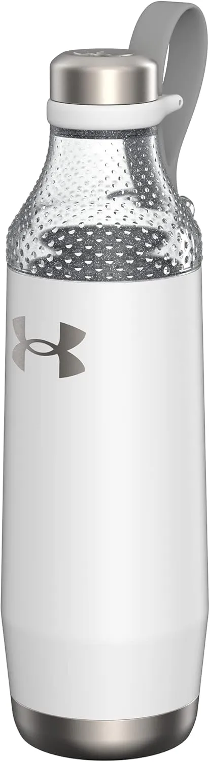 Under Armour Twist-Off Top Stainless Steel Water Bottle 22oz for Ice & Protein Shake - Insulated, Shatter-Proof, Odor-Proof Shaker, Infinity Bottle