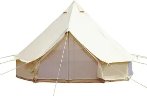 UNISTRENGH 4 Seasons Large Luxury Bell Tents Glamping Waterproof Cotton Canvas Yurt Family Tents for Outdoor Camping Hiking Birthday Party
