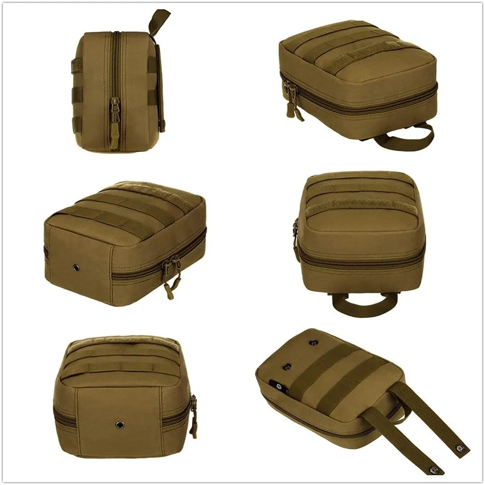 UNISTRENGH Outdoor First Aid Bag Medical Backpack Lifesaving Emergency Bag Rucksack Storage Organizer Home Vehicle Emergency Pack for Travel Camping Hiking Climbing Cycling (Black)