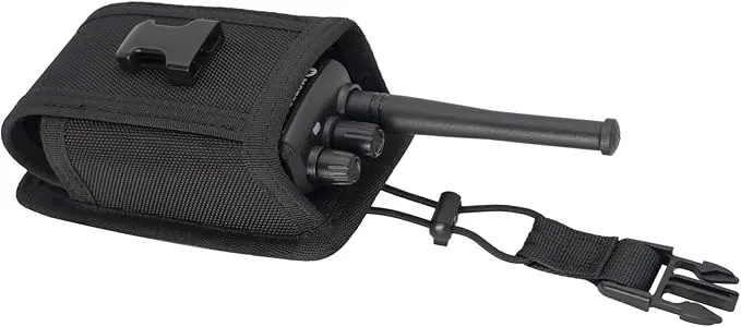 Universal Radio Holder Tactical Radio Pouch for Duty Belt Two Ways Radio Case Carrier Heavy Duty Walkie Talkies Nylon Holster Carry Bag for Police LE Security Safety Firefighter Rescue Outdoor