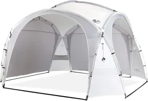 UNP Easy Beach Tent Pop Up Canopy UPF50  Tent with Side Wall, Ground Pegs, and Stability Poles, Sun Shelter Rainproof, Waterproof for Camping Trips, Backyard Fun, Party Or Picnics
