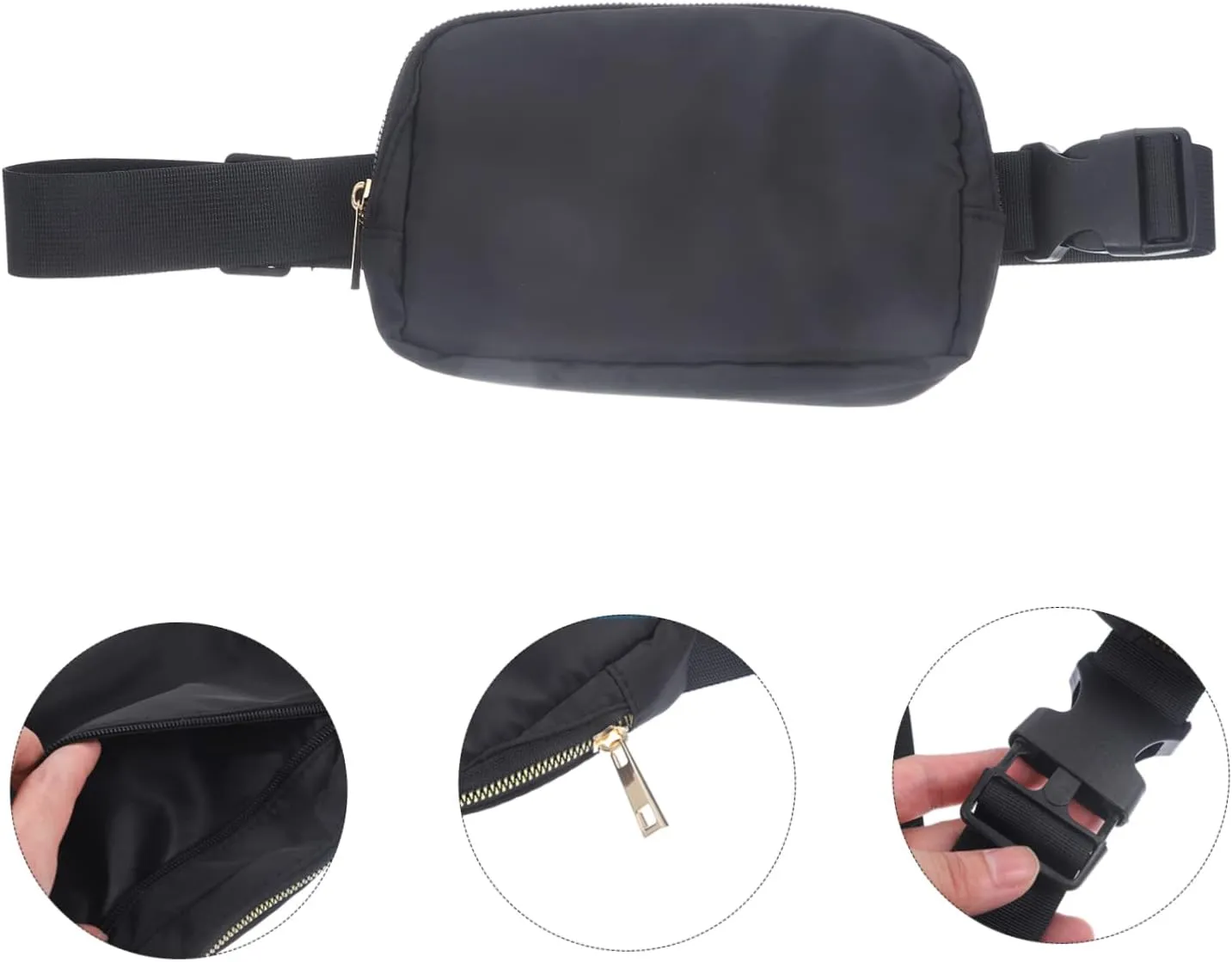 UPKOCH Trendy Belt Bag Women Fashion Fanny Pack Waist Pack for Hiking Running Travel