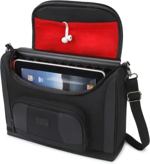 USA Gear Tablet Bag Compatible with 11 inch iPad Pro & 10.2 inch Tablets - Adjustable Interior Fits Keyboard, Charger more