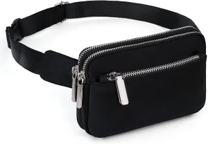UTO Fanny Pack for Women Crossbody Trendy Fashion Belt Purse Chest Waist Hip Bumbag for Outdoor Shopping Travel Hiking