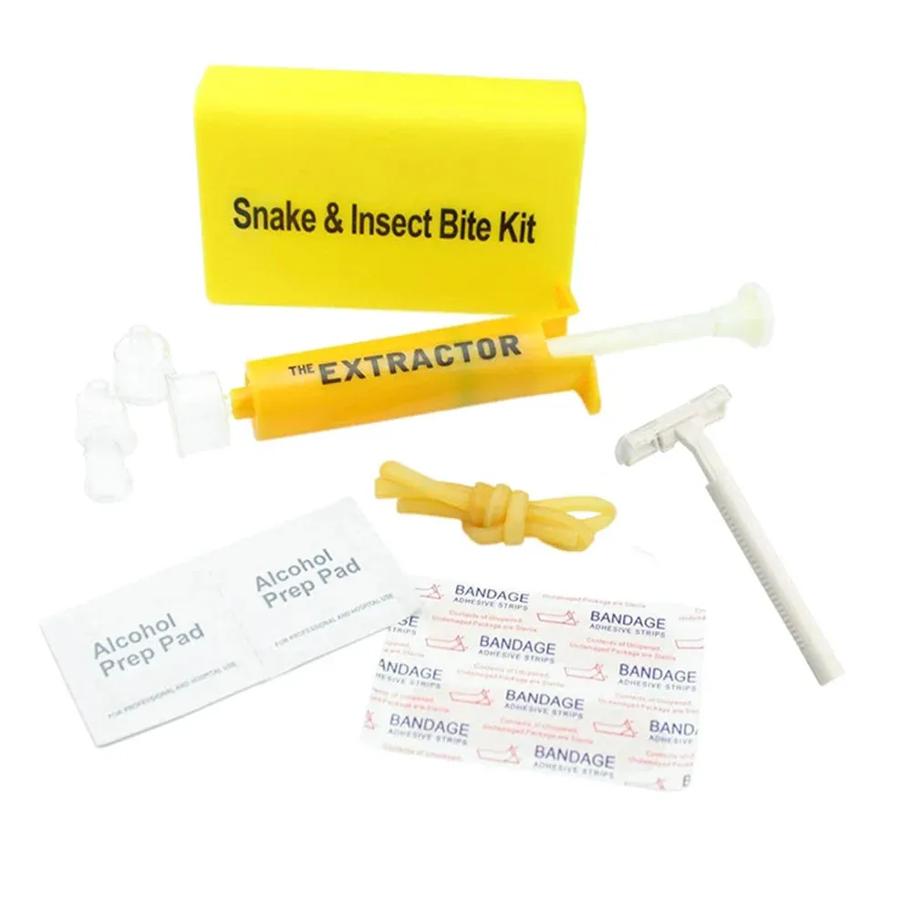 Venom Extractor Pump Kit - Essential First Aid Gear for Outdoor Survival