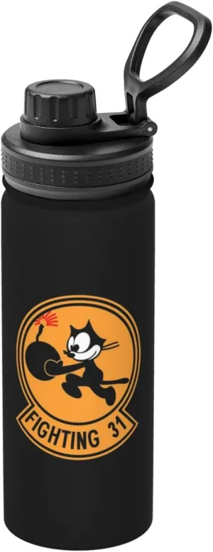Vf 31 Fighting 31,Sports Insulated Kettle18OZ, Stainless Steel Thermos