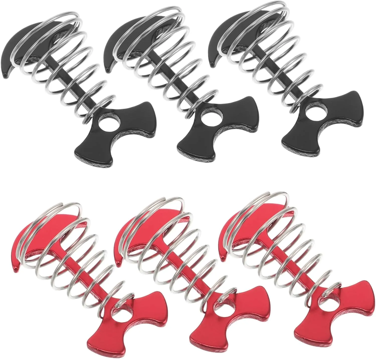 VICASKY Djustable Deck Anchor Pegs 6pack Tent Accessories for Inside Camping Tent Ground Pegs