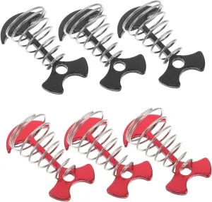 VICASKY Djustable Deck Anchor Pegs 6pack Tent Accessories for Inside Camping Tent Ground Pegs