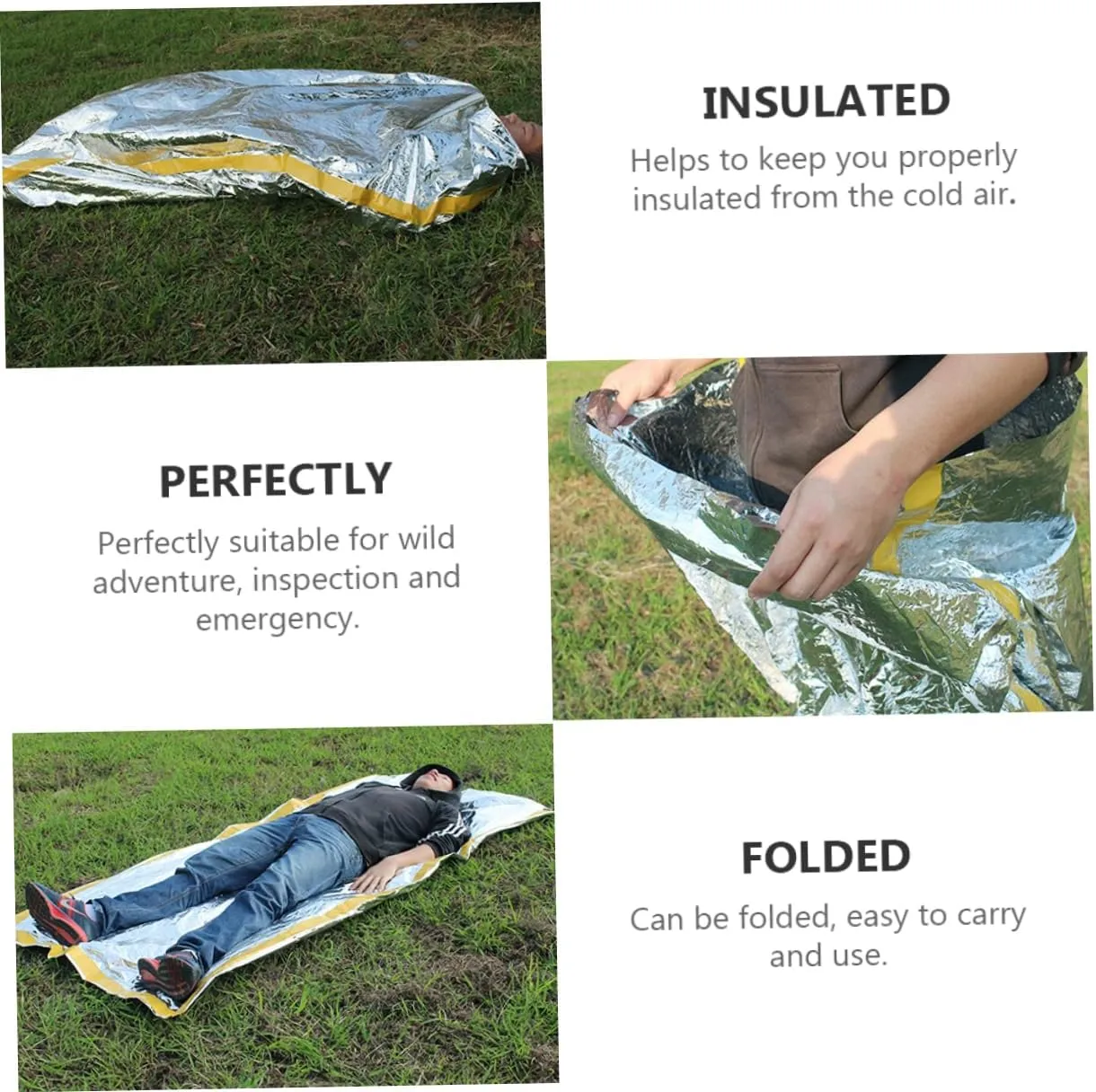 VICASKY First Aid Camping Bag Waterproof Fleece Winter Adults Camping Liners Warm Lightweight Sleeping Cover
