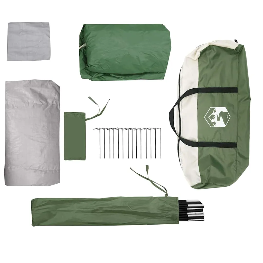 vidaXL Car Tent Green Waterproof