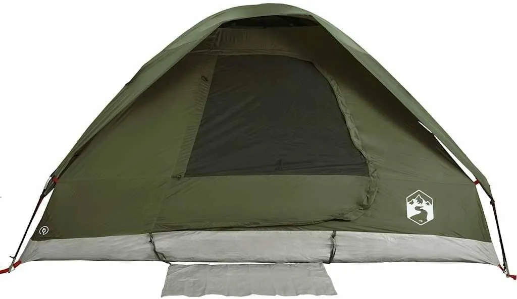 vidaXL Family Tent Dome Camping Shelter Utility Tent Blackout Fabric Waterproof