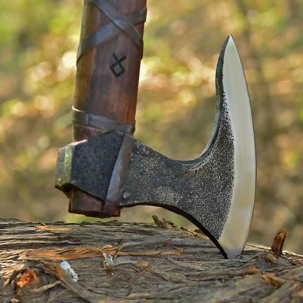 Viking Axe with Rosewood Handle Halfdan AXE102BLK