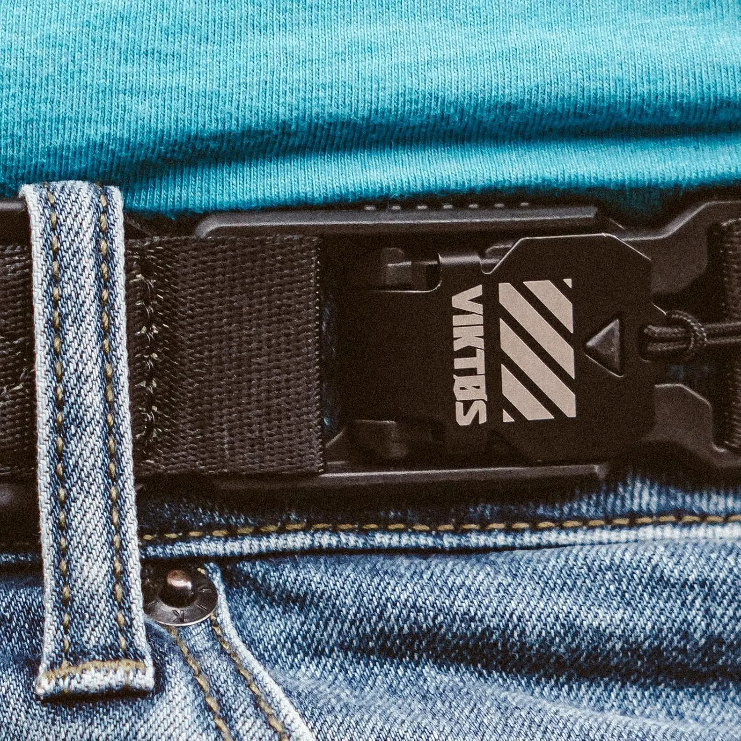 VIKTOS Men's Counteract CCW Durable Magnetic V-Buckle Adjustable EDC & Concealed Carry Hunting Shooting Gun Holster Belt