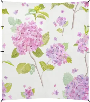 Vintage Floral Lilac Beach Tent Camping Sun Shelters Portable Outdoor Canopy Sun Shade for Camping Trips Fishing Backyard Fun or Picnics Easy Setup with Carrying Bag