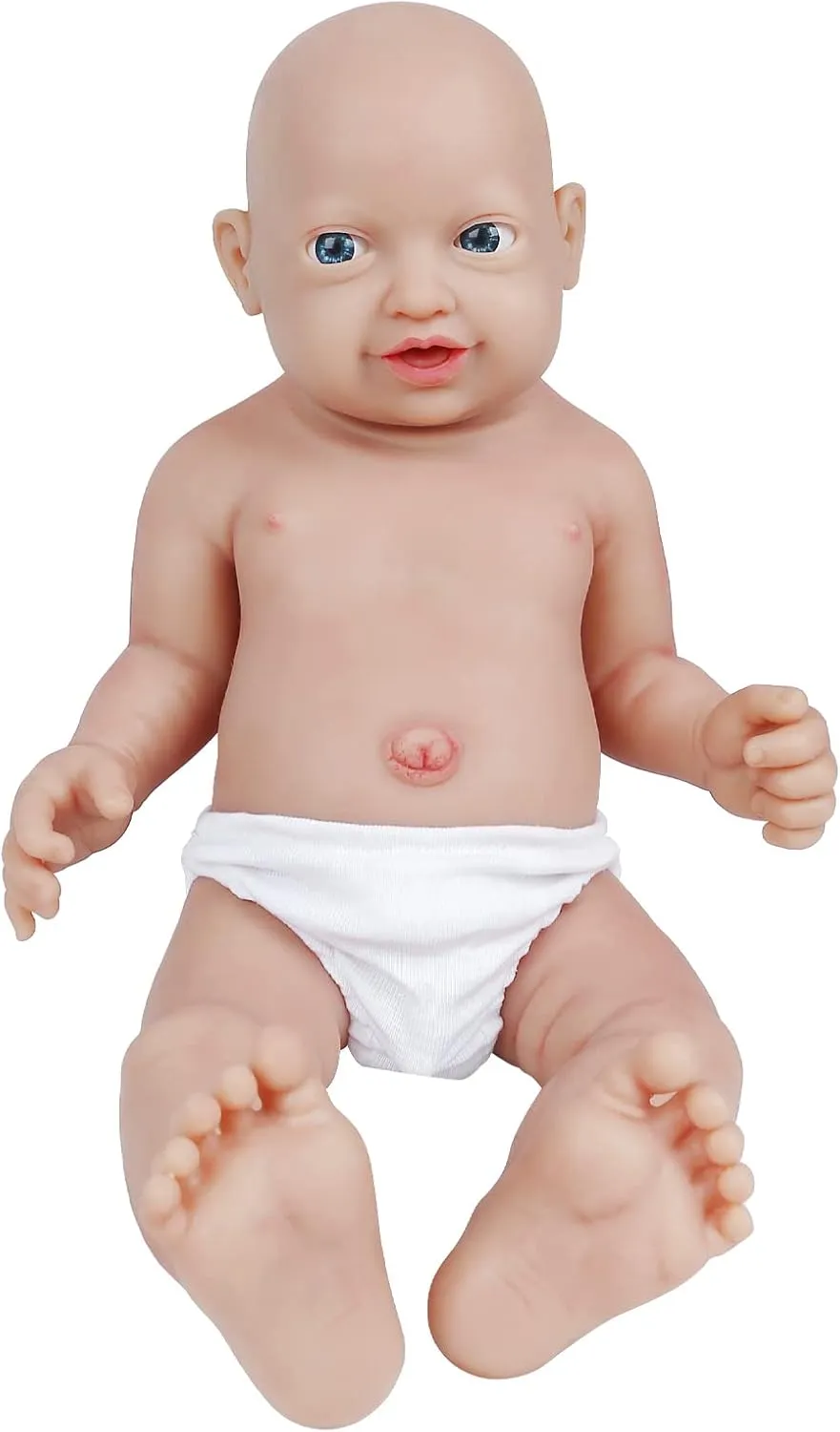 Vollence 16 inch Reborn Silicone Baby Dolls Girl Cute Lifelike Platinum Newborn Silicone Baby Dolls Anti-Stress Toys My Melody for Kid with Gift Box for Kids Age 3  - Girl