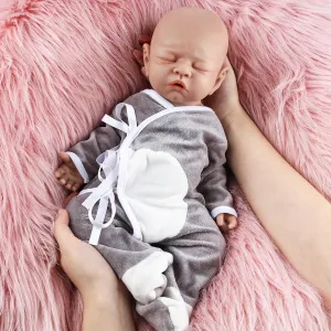 Vollence 18 inch Soft Silicone Dolls - Perfect for Collectors & Baby Gifts. Not Vinyl Dolls. Also Ideal for Children's Christmas & Birthday Gifts - Boy