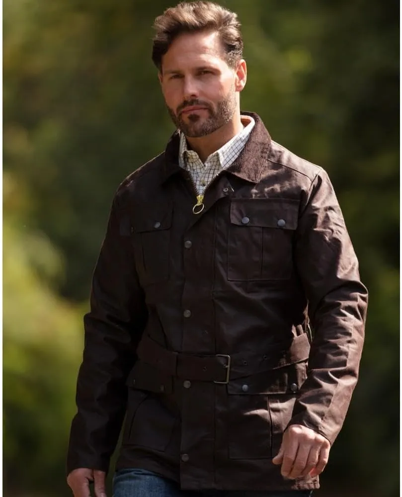 Walker and Hawkes - Men's Wax Grafton Motorcycle Jacket