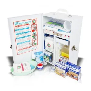 Wall-Mount Food Industry Compliant First Aid Kit (Large)
