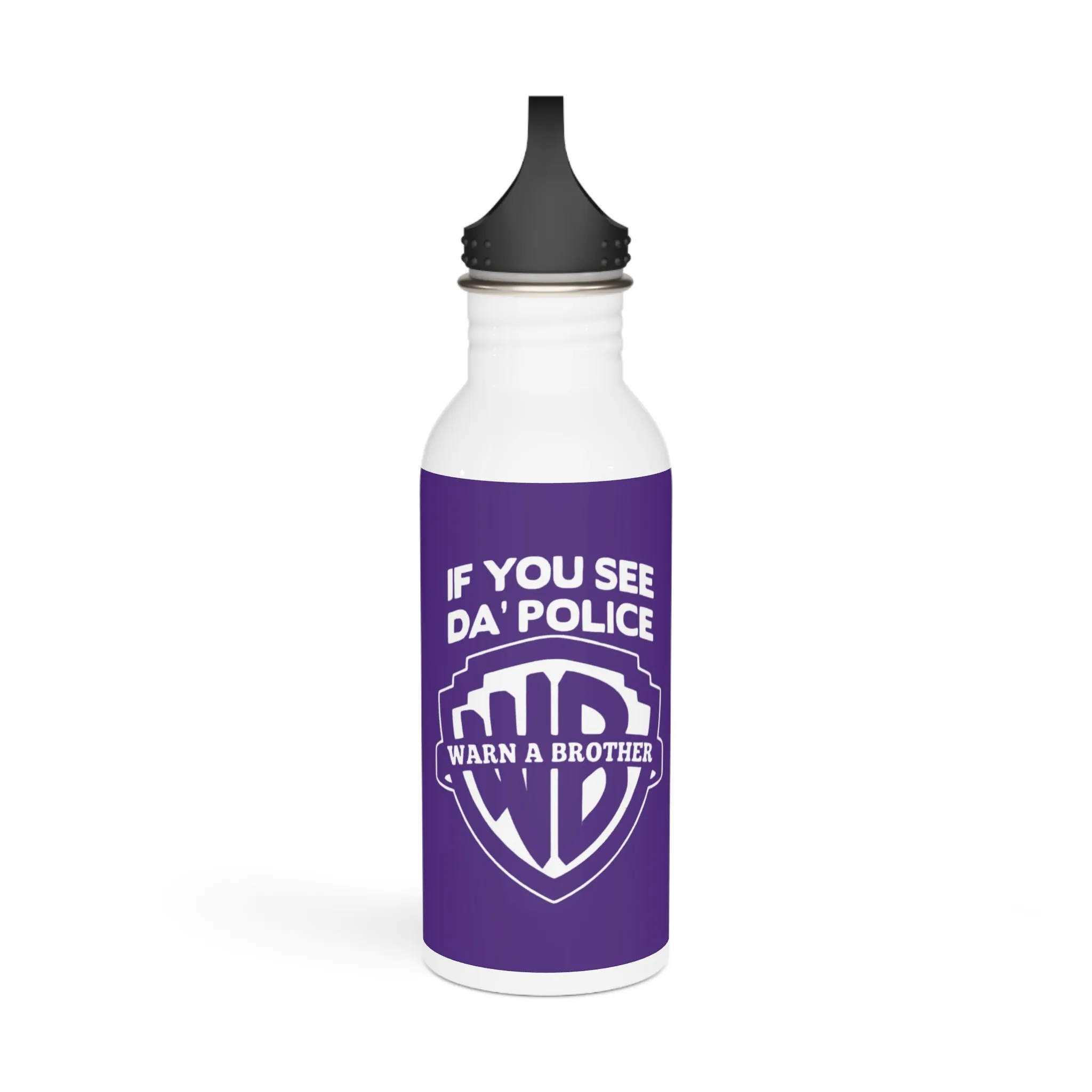 Warn A Brother Stylish Stainless Steel Water Bottle - Eco-Friendly, Durable, Perfect for On-the-Go - Purple